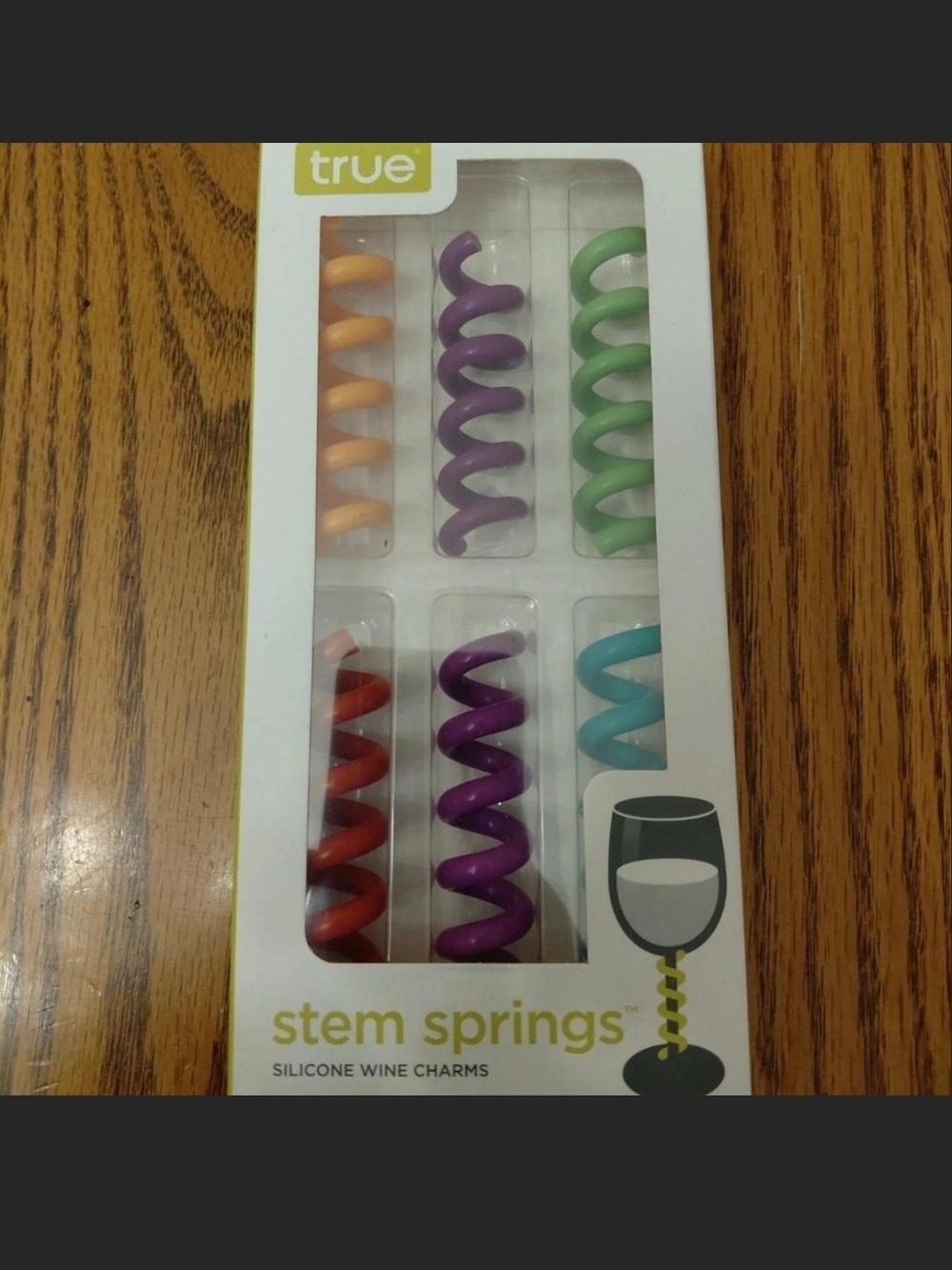Stem Springs Silicone Wine Charms - Multicolor